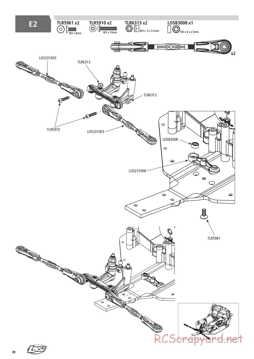 Team Losi - Rock Rey - Rock Racer Kit - Manual - Page 28