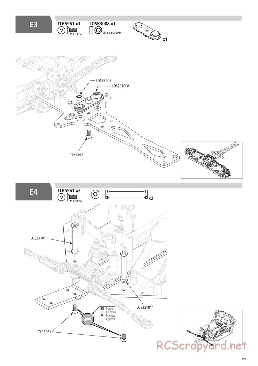 Team Losi - Rock Rey - Rock Racer Kit - Manual - Page 29