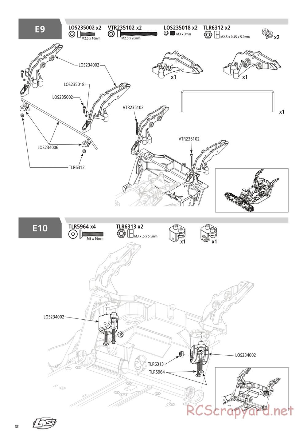 Team Losi - Rock Rey - Rock Racer Kit - Manual - Page 32