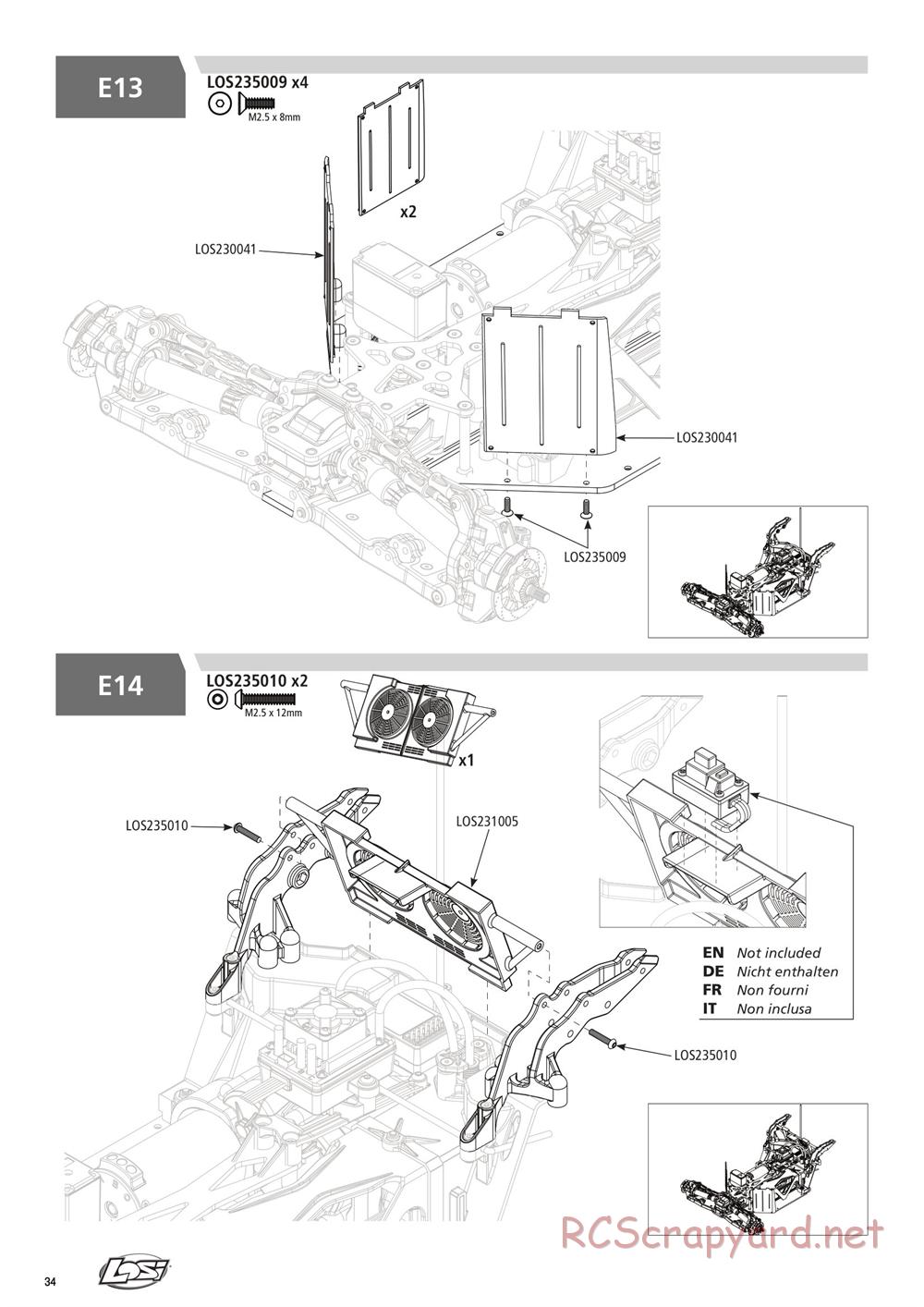 Team Losi - Rock Rey - Rock Racer Kit - Manual - Page 34