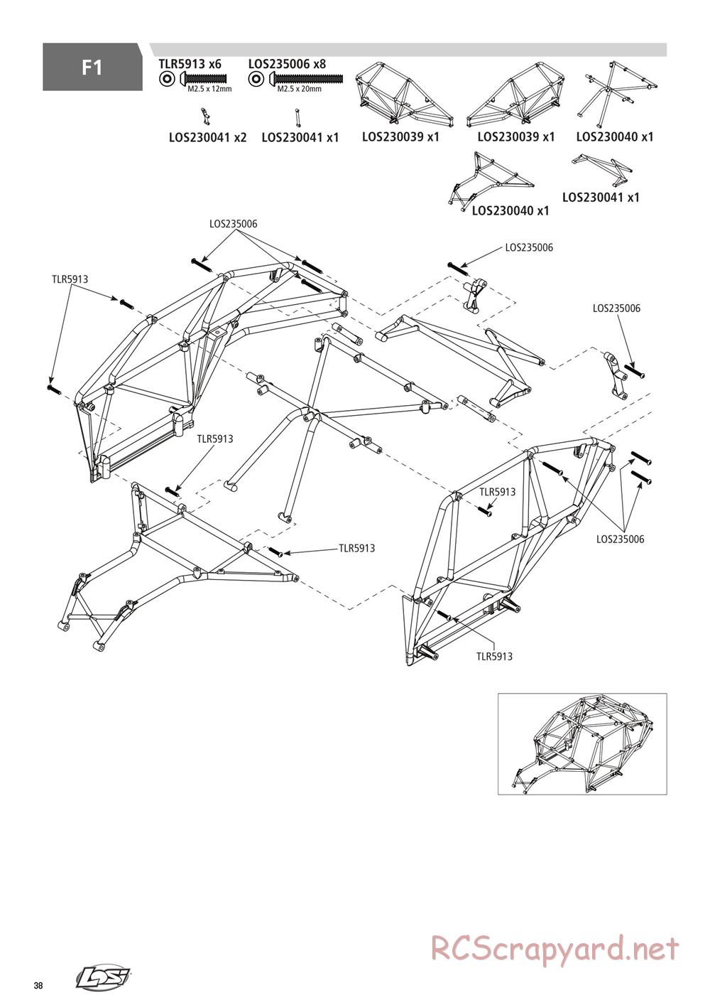 Team Losi - Rock Rey - Rock Racer Kit - Manual - Page 38