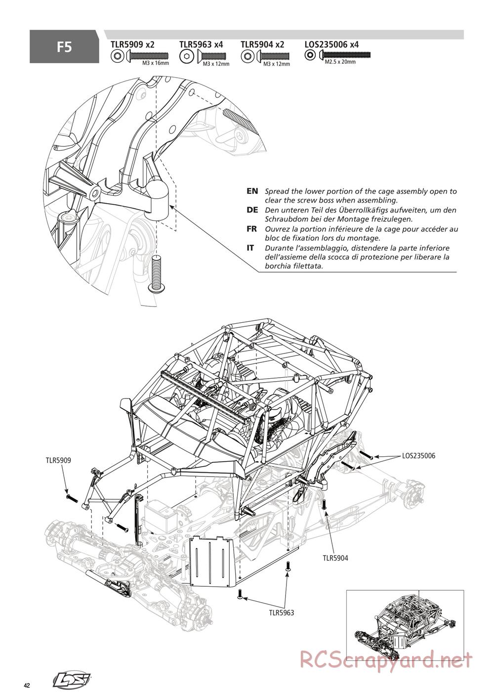 Team Losi - Rock Rey - Rock Racer Kit - Manual - Page 42