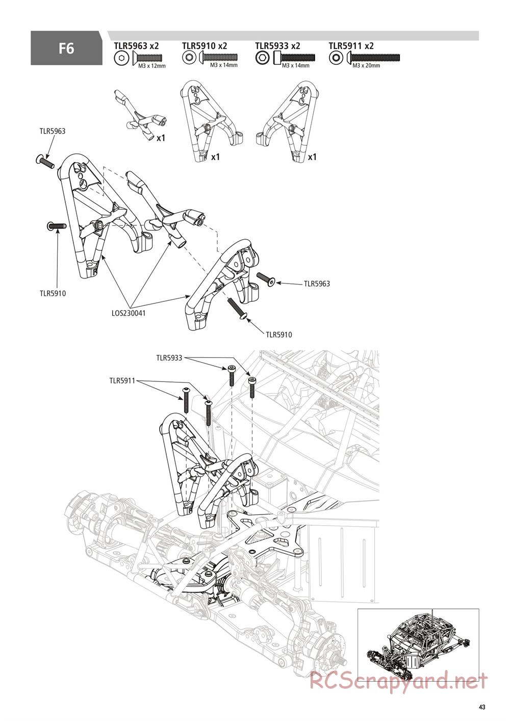 Team Losi - Rock Rey - Rock Racer Kit - Manual - Page 43