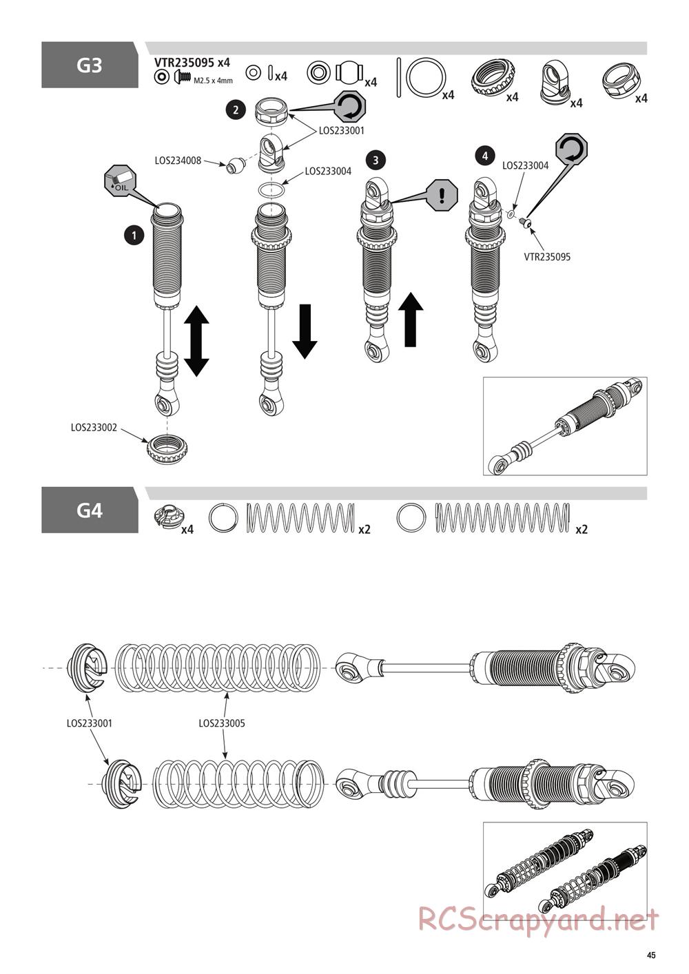 Team Losi - Rock Rey - Rock Racer Kit - Manual - Page 45