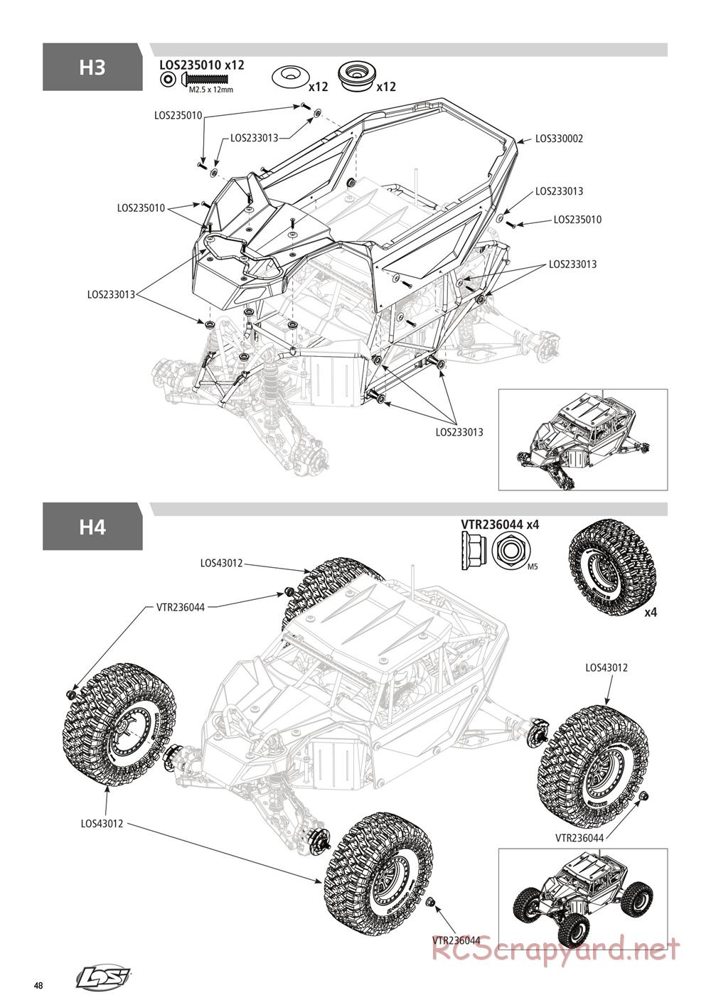 Team Losi - Rock Rey - Rock Racer Kit - Manual - Page 48