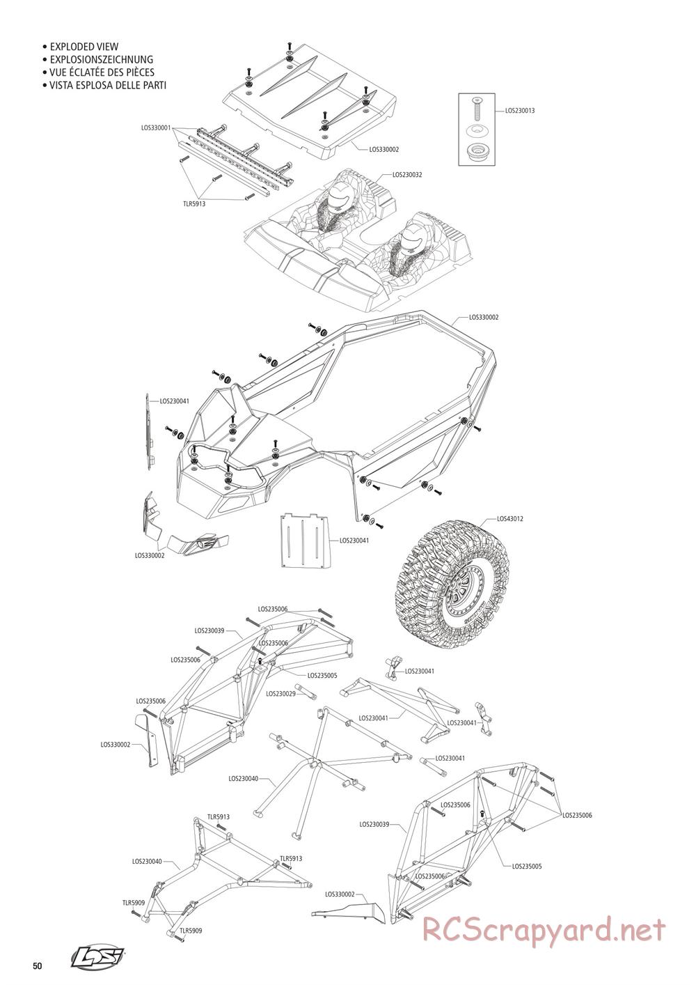 Team Losi - Rock Rey - Rock Racer Kit - Manual - Page 50