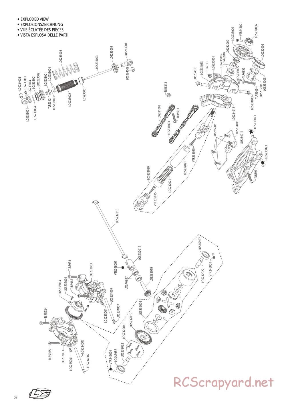 Team Losi - Rock Rey - Rock Racer Kit - Manual - Page 52