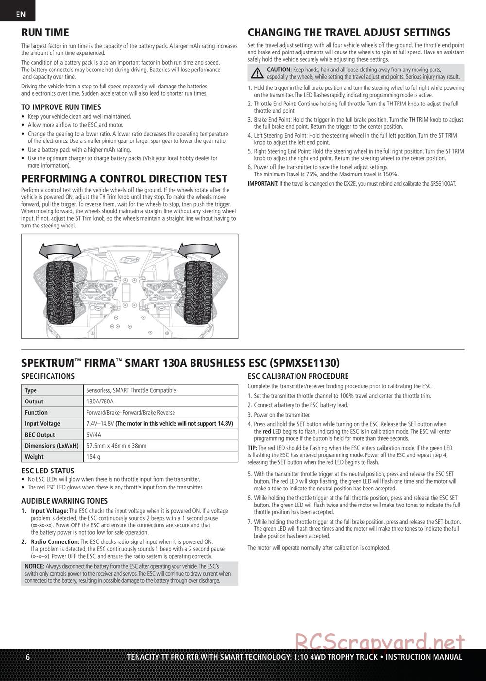 Team Losi - Tenacity-TT Pro - Manual - Page 6