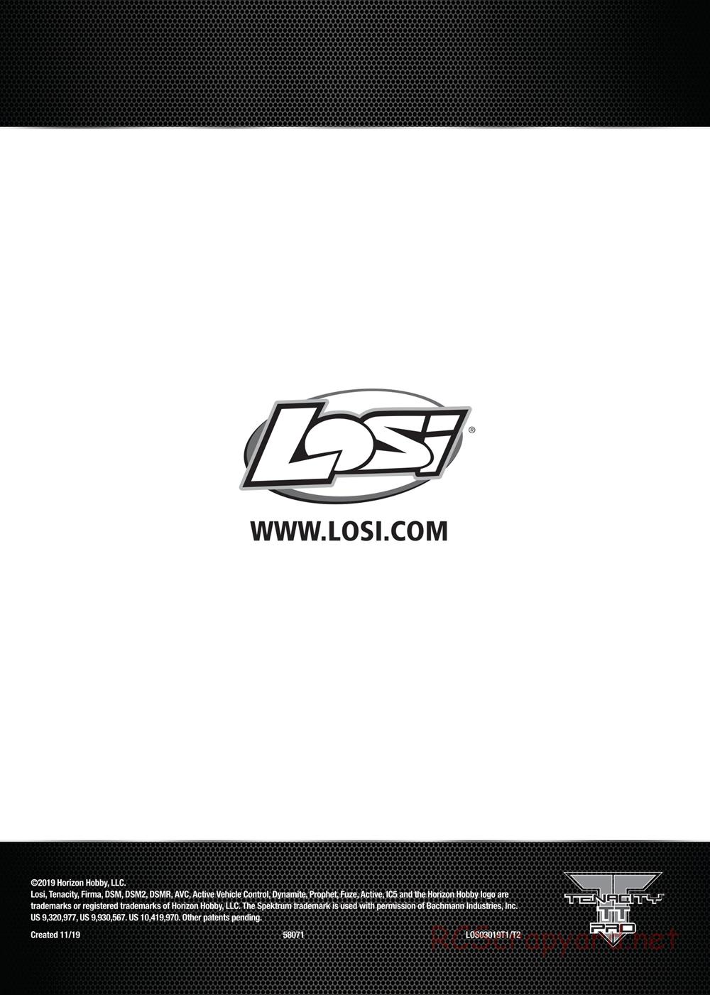Team Losi - Tenacity-TT Pro - Manual - Page 16