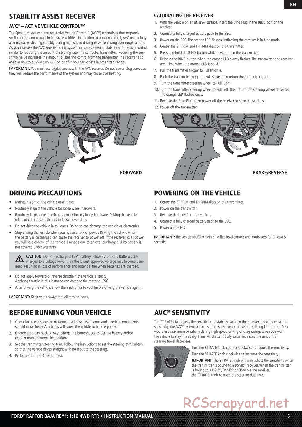 Team Losi - Baja Rey - Manual - Page 5