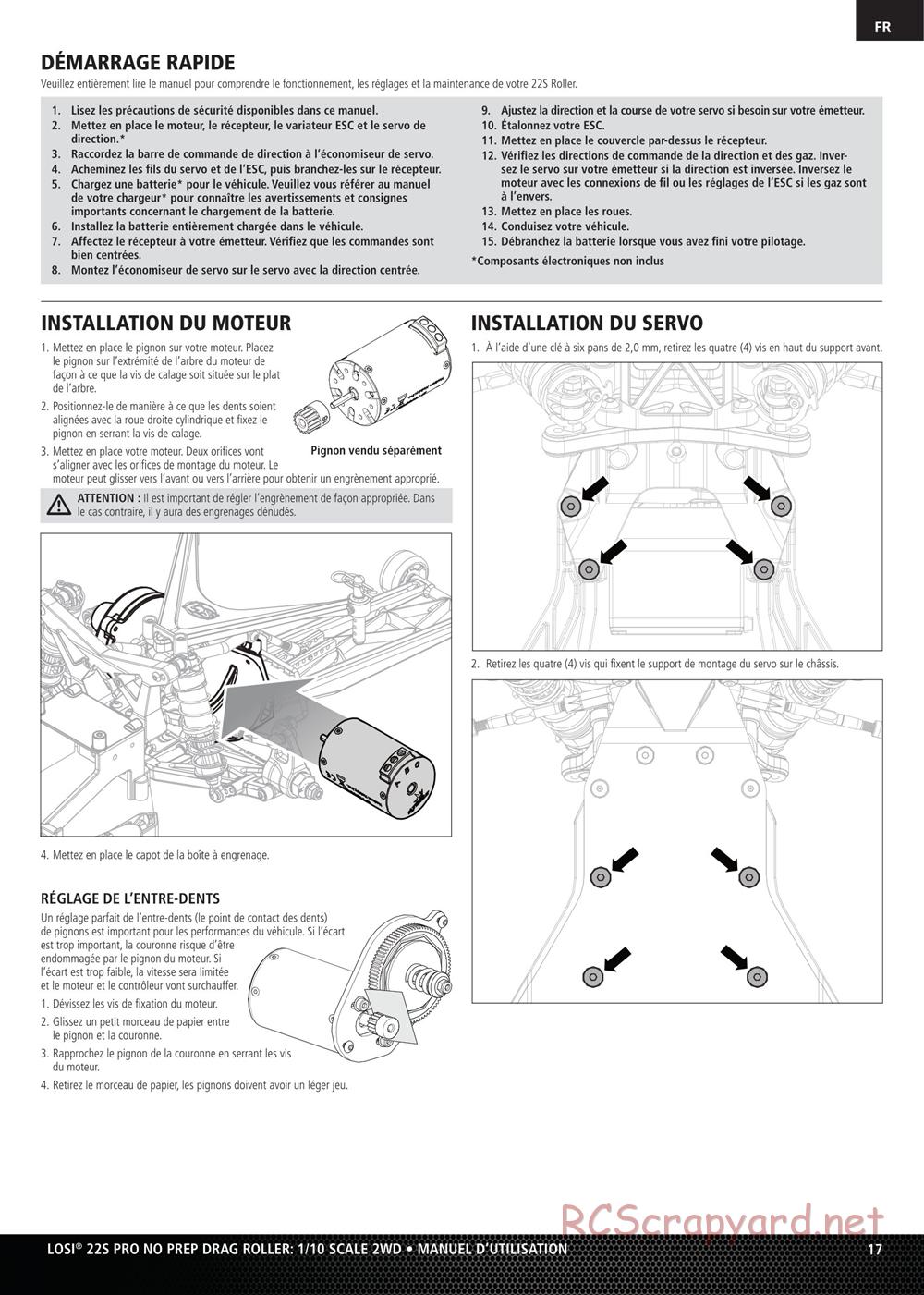 Team Losi - No Prep Drag Roller - Manual - Page 17