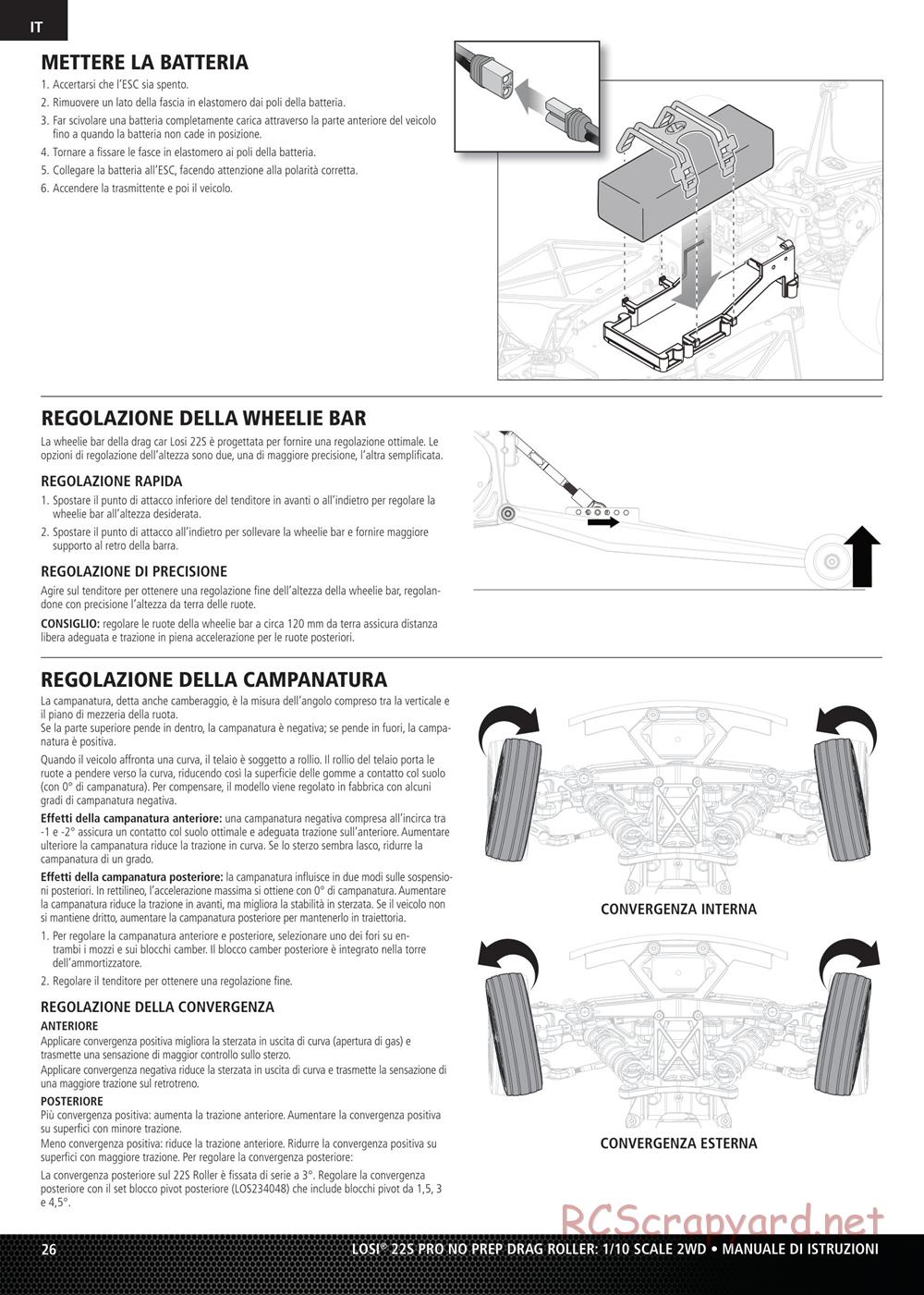 Team Losi - No Prep Drag Roller - Manual - Page 26
