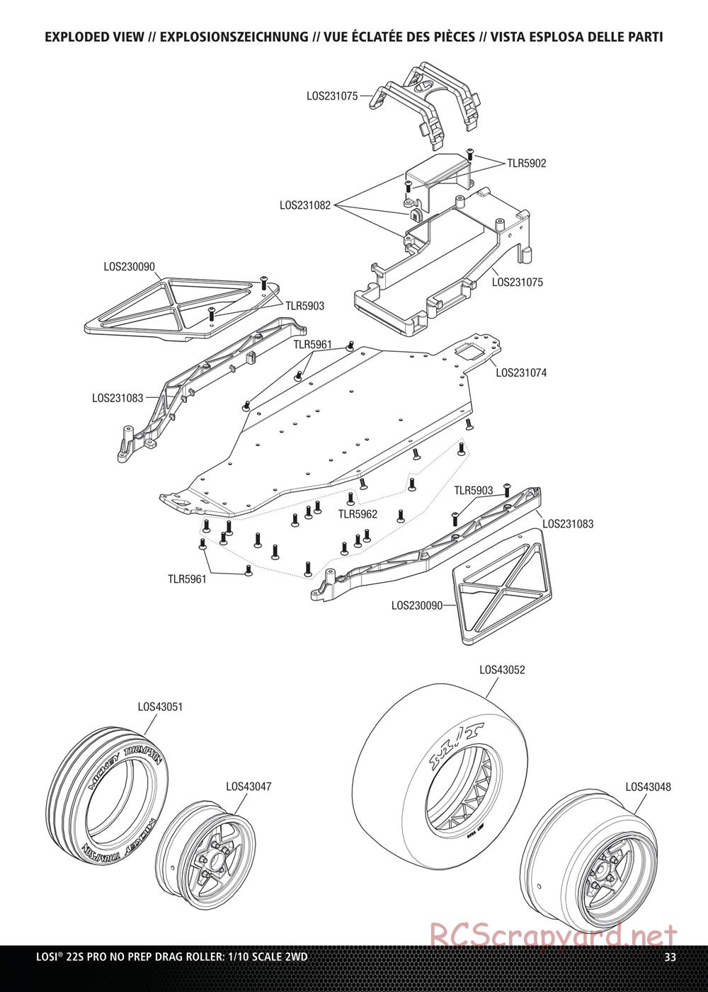 Team Losi - No Prep Drag Roller - Manual - Page 33