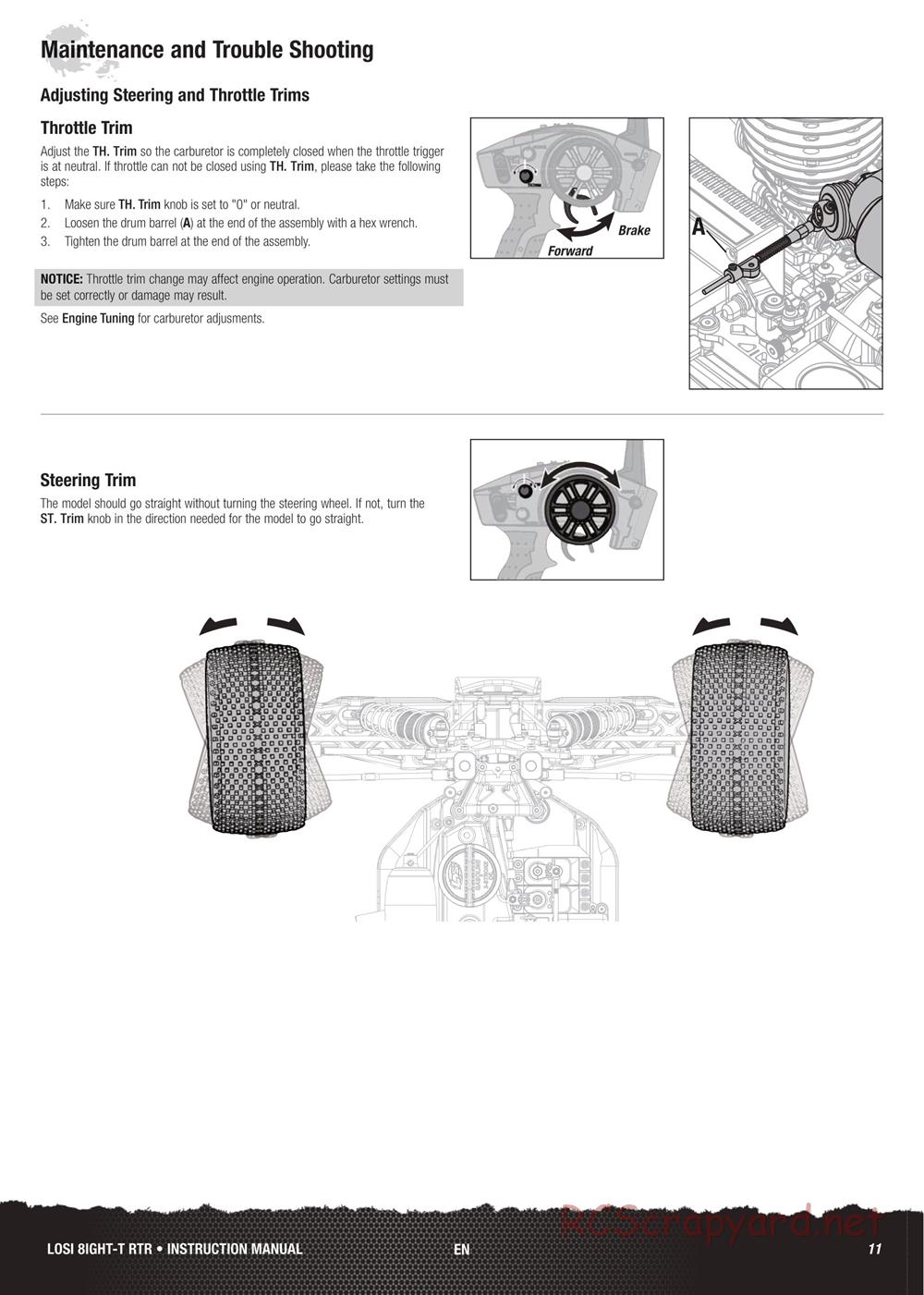 Team Losi - 8ight-T 3.0 Race - Manual - Page 11