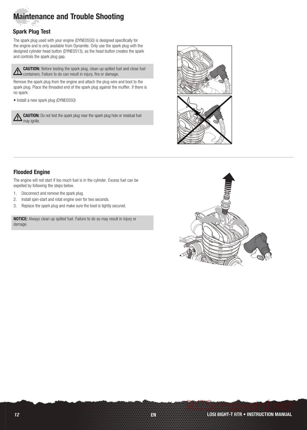 Team Losi - 8ight-T 3.0 Race - Manual - Page 12