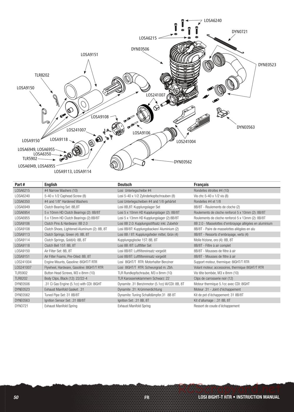 Team Losi - 8ight-T 3.0 Race - Manual - Page 24