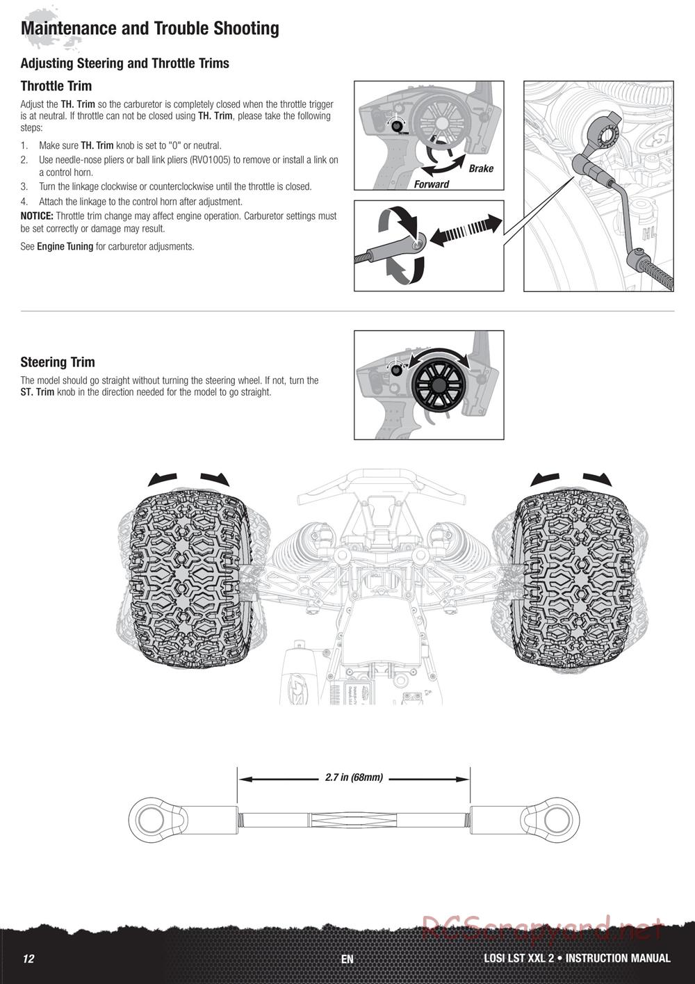 Team Losi - LST XXL-2 - Manual - Page 12