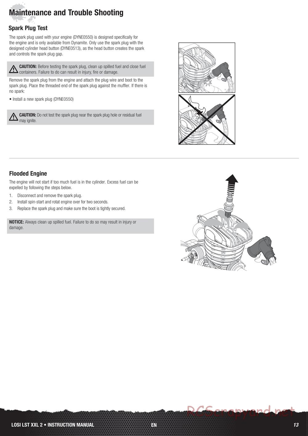 Team Losi - LST XXL-2 - Manual - Page 13