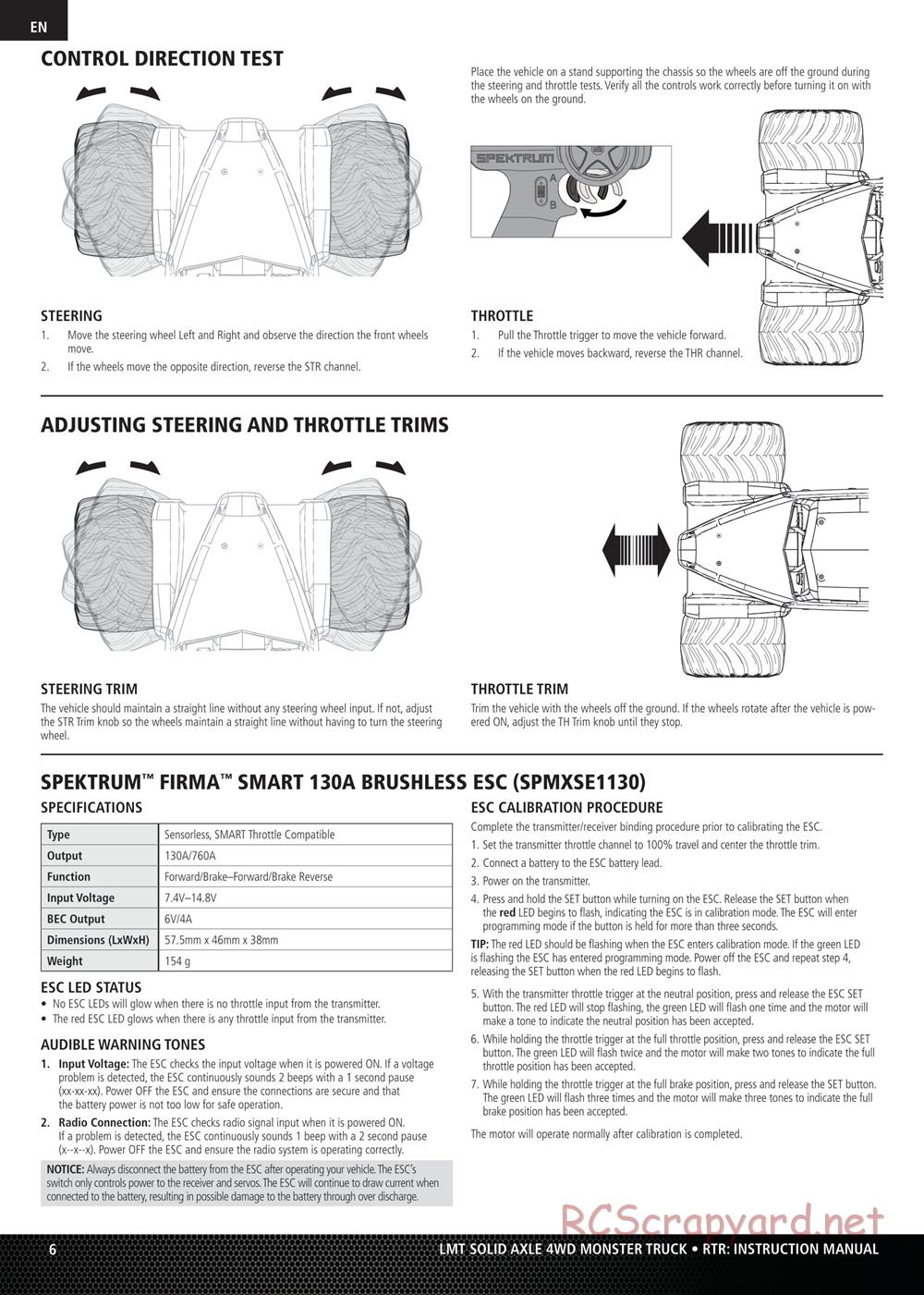 Team Losi - LMT Solid Axle Roller - Manual - Page 6