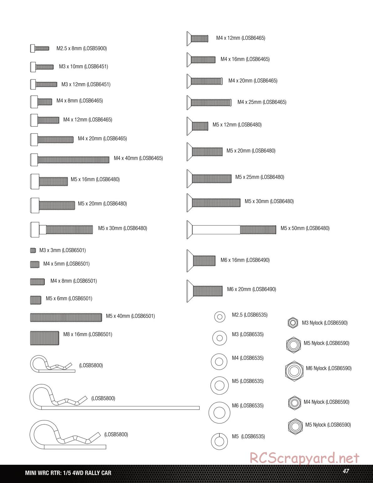 Team Losi - 5ive Mini WRC - Manual - Page 11