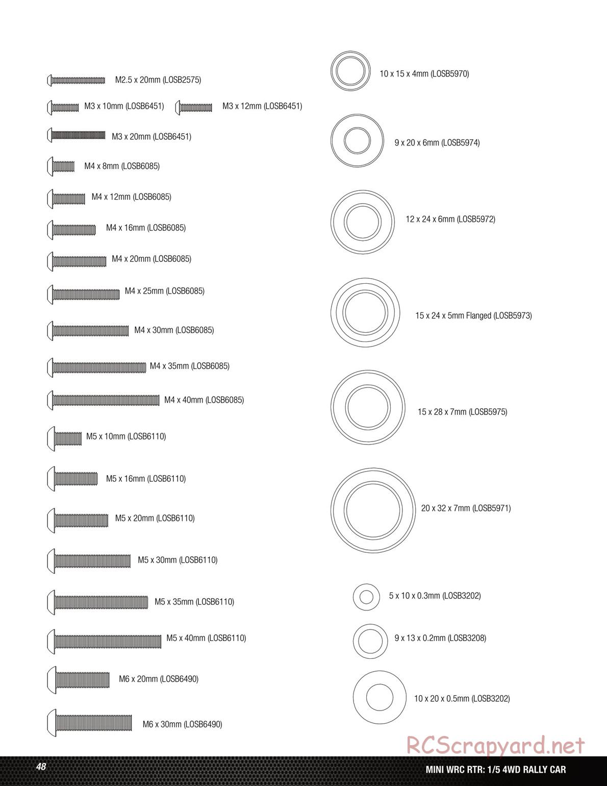 Team Losi - 5ive Mini WRC - Manual - Page 12