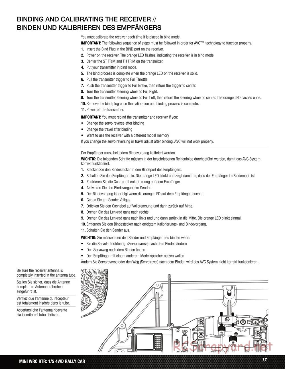 Team Losi - 5ive Mini WRC - Manual - Page 17