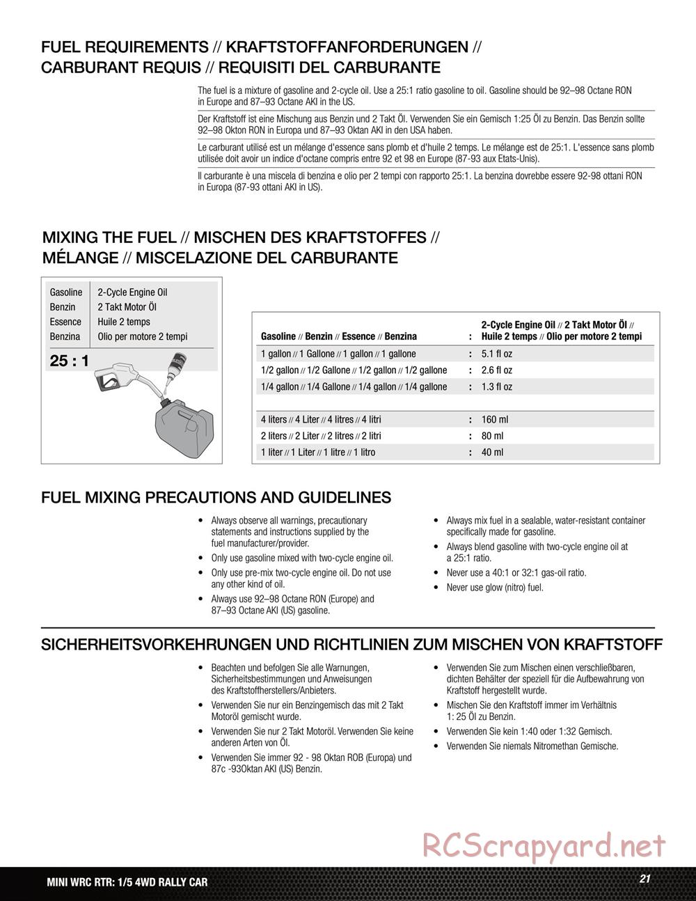 Team Losi - 5ive Mini WRC - Manual - Page 21