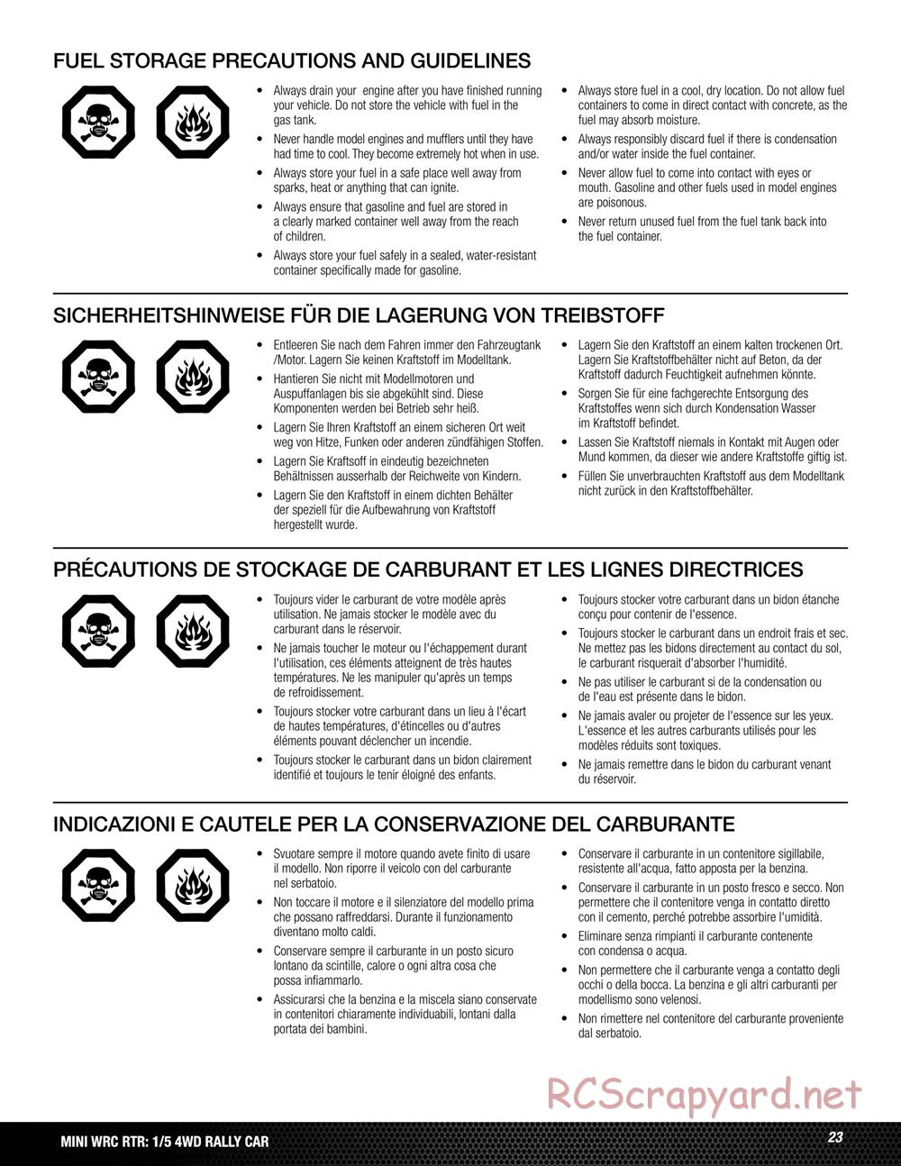 Team Losi - 5ive Mini WRC - Manual - Page 23