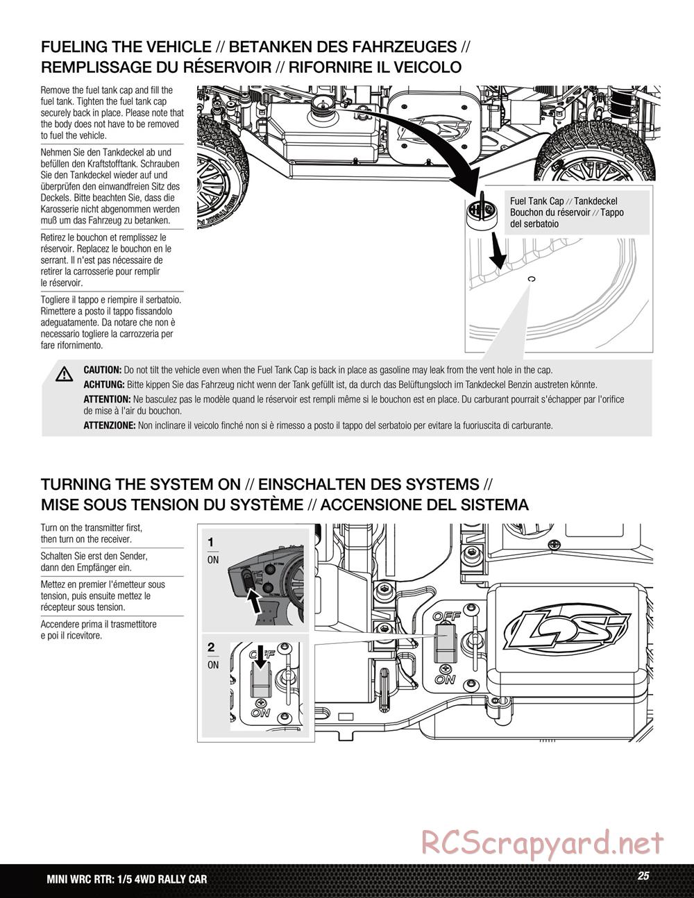 Team Losi - 5ive Mini WRC - Manual - Page 25