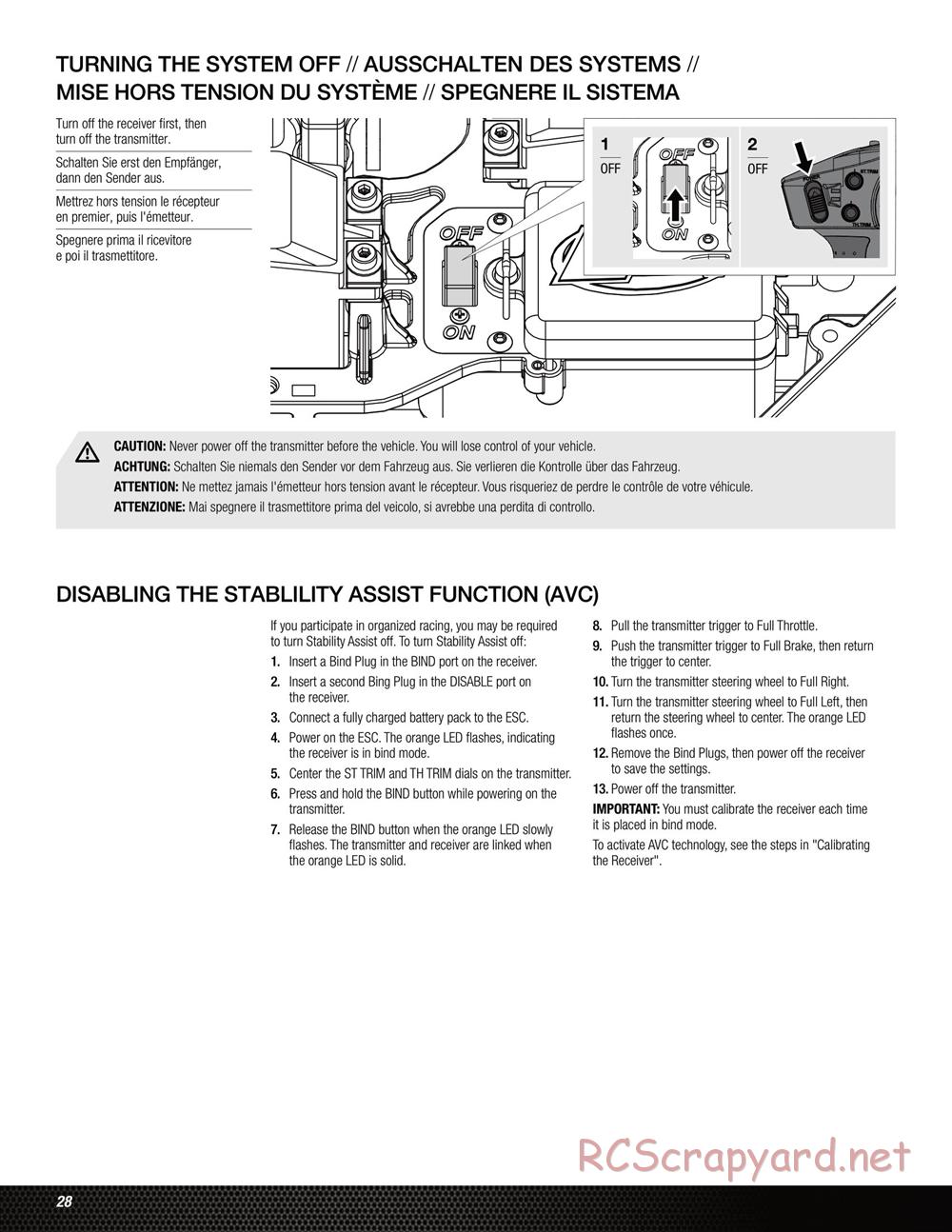 Team Losi - 5ive Mini WRC - Manual - Page 28