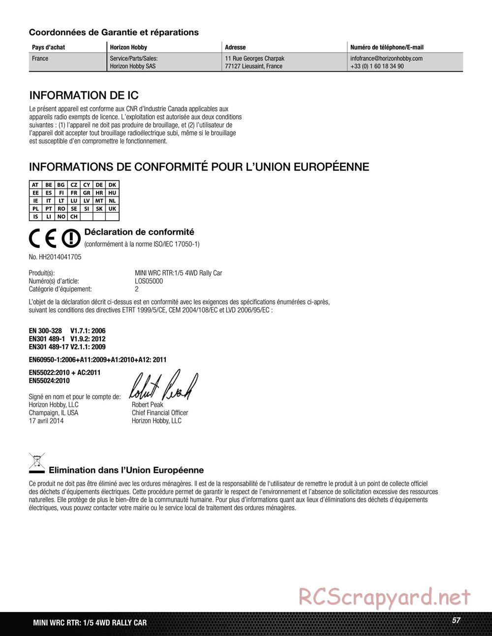 Team Losi - 5ive Mini WRC - Manual - Page 42