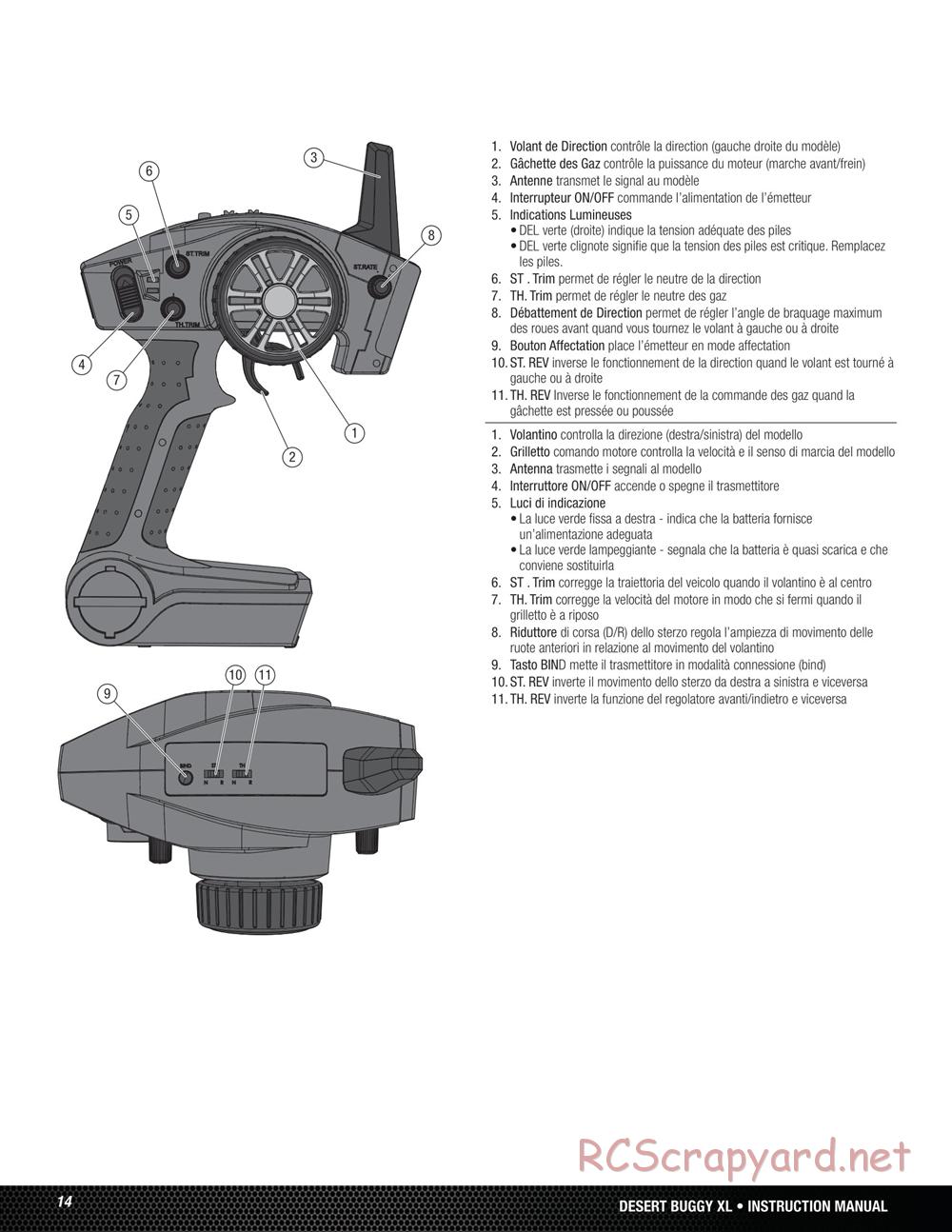 Team Losi - Desert Buggy XL - Manual - Page 14