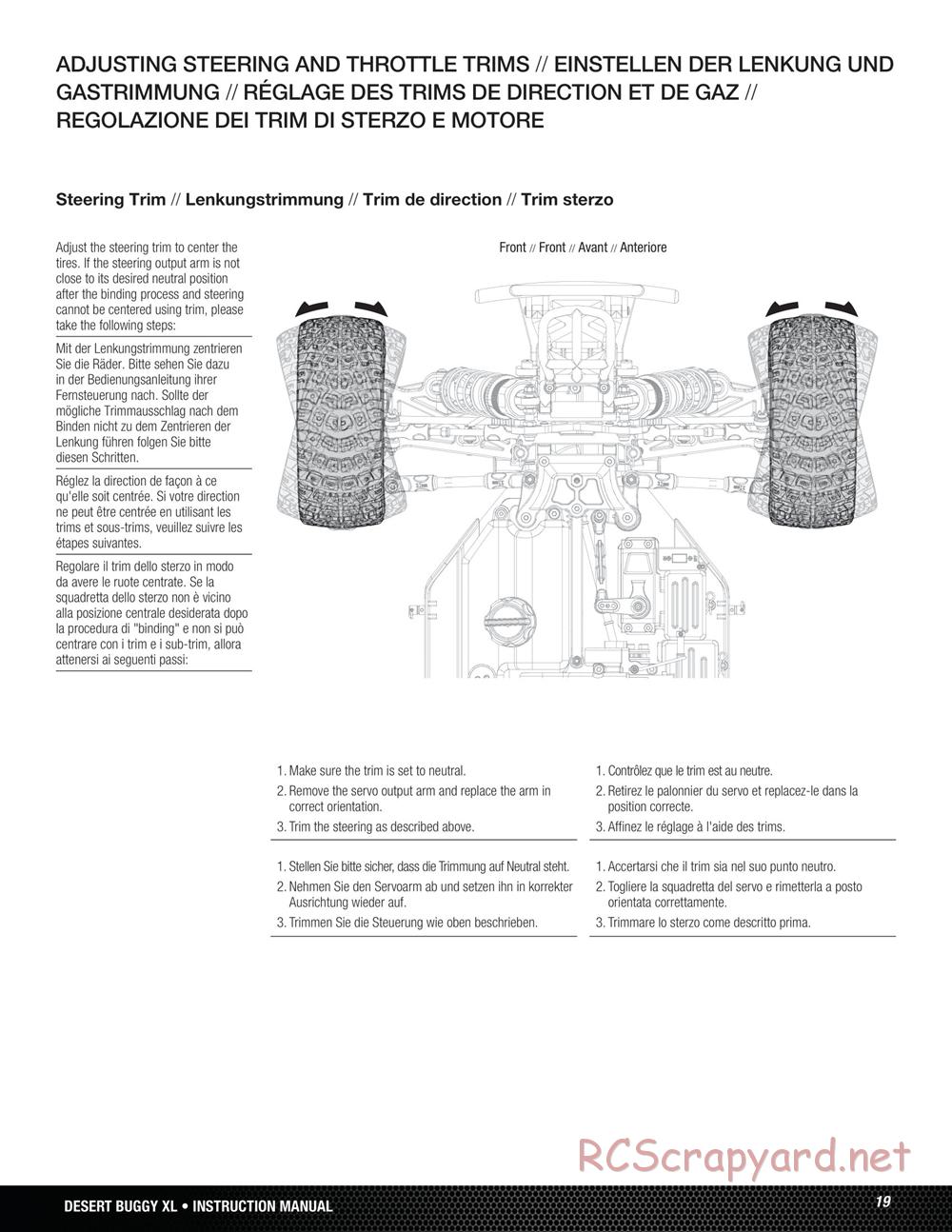 Team Losi - Desert Buggy XL - Manual - Page 19