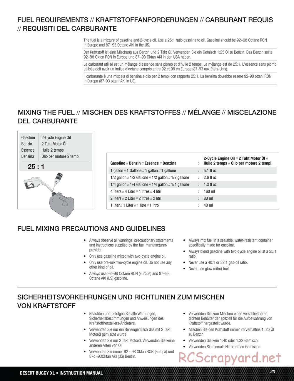 Team Losi - Desert Buggy XL - Manual - Page 23