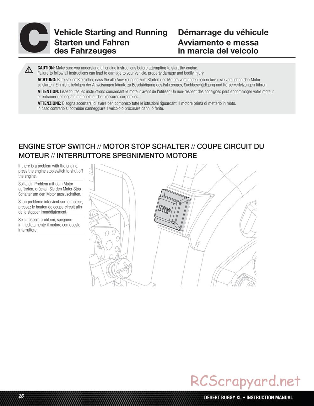 Team Losi - Desert Buggy XL - Manual - Page 26