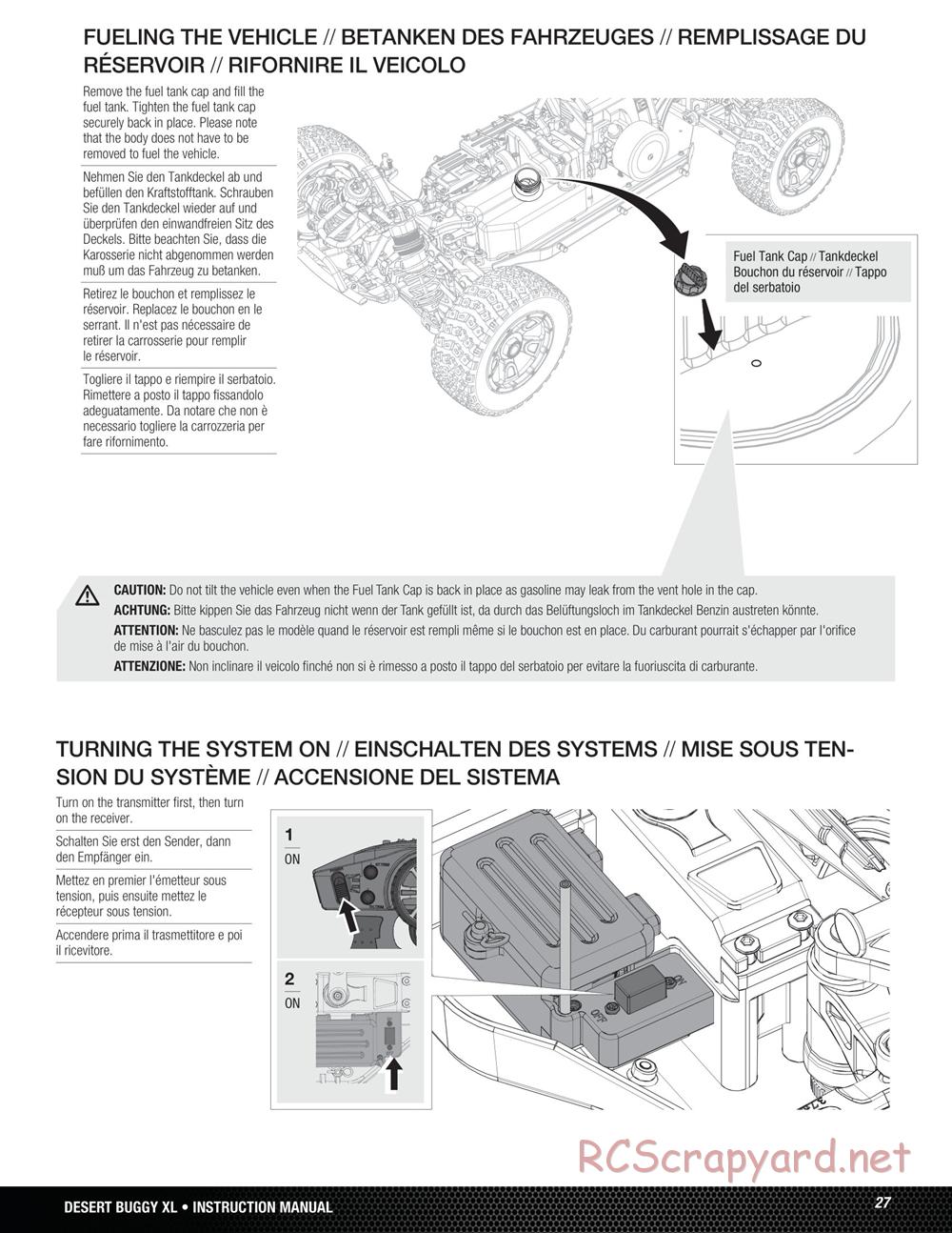 Team Losi - Desert Buggy XL - Manual - Page 27