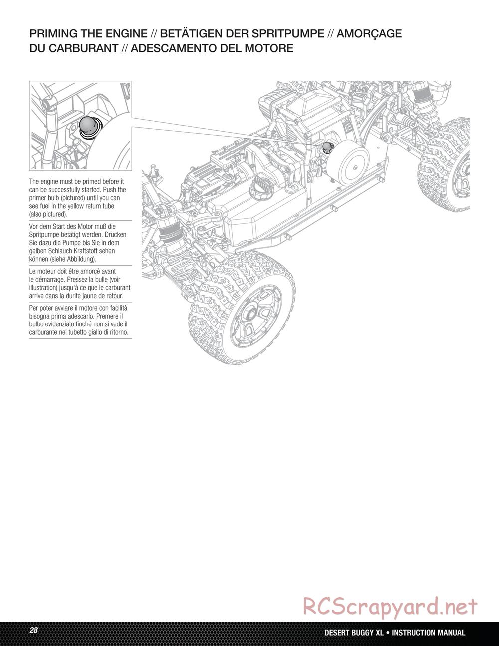 Team Losi - Desert Buggy XL - Manual - Page 28