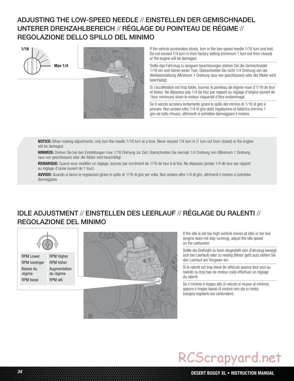 Team Losi - Desert Buggy XL - Manual - Page 34