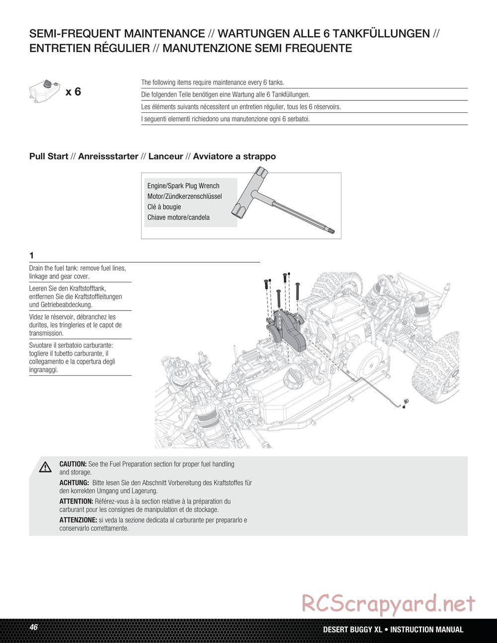 Team Losi - Desert Buggy XL - Manual - Page 46