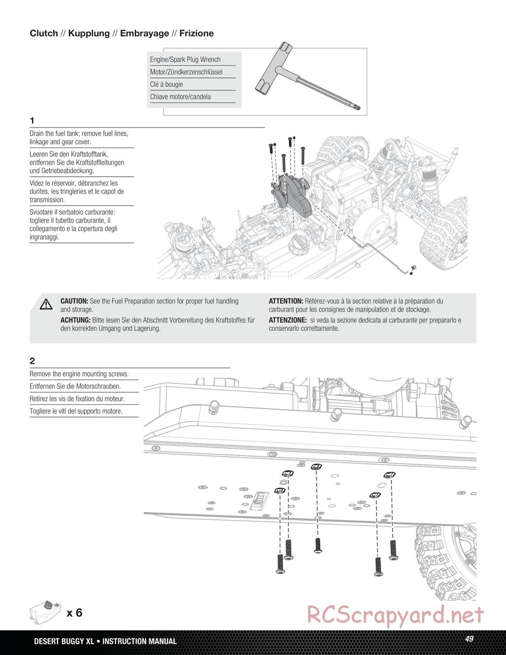 Team Losi - Desert Buggy XL - Manual - Page 49