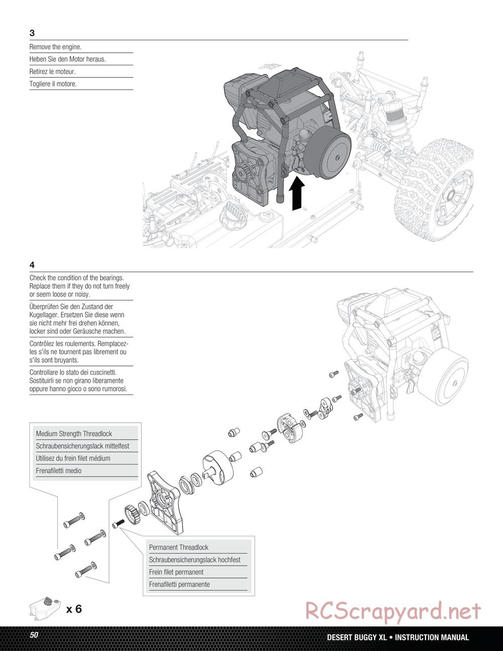 Team Losi - Desert Buggy XL - Manual - Page 50