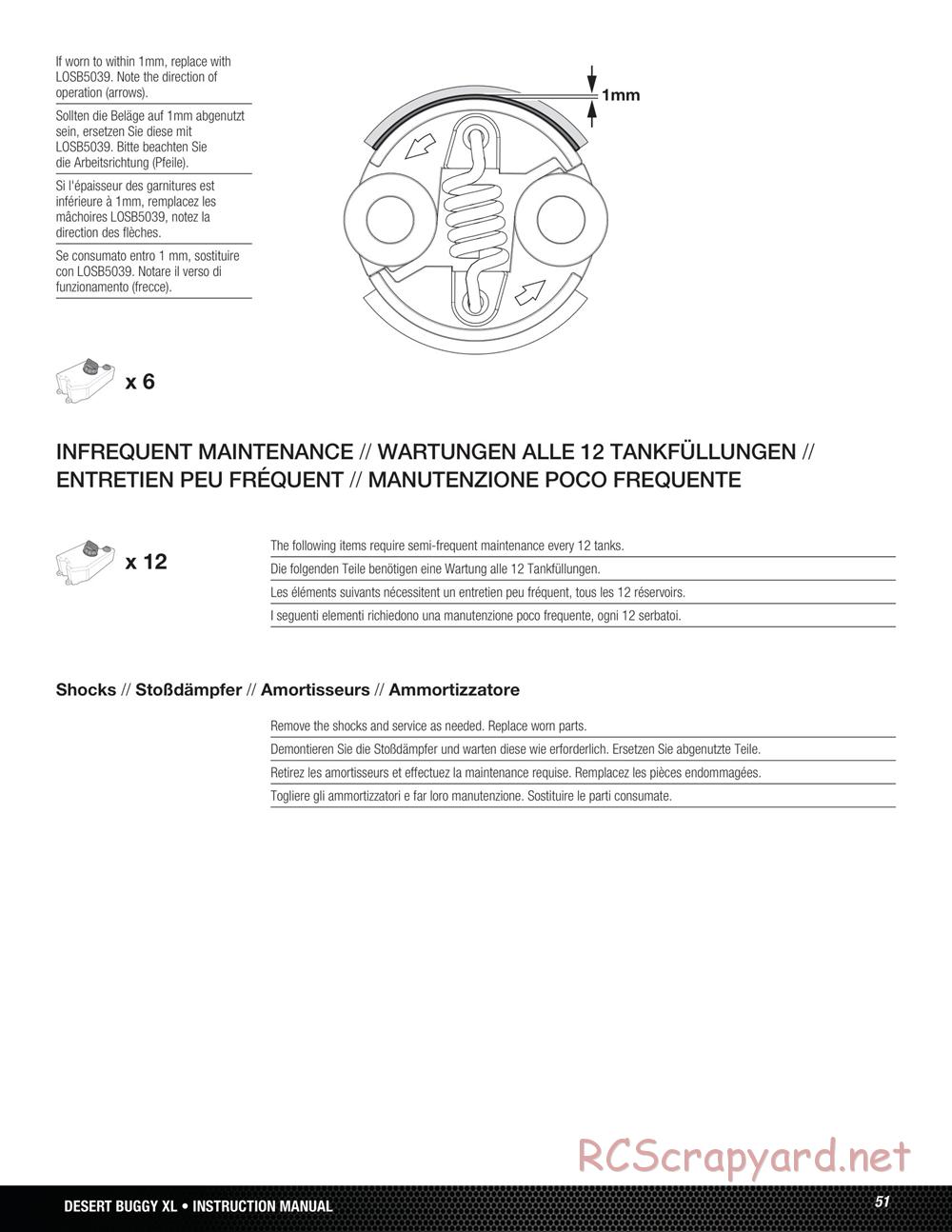 Team Losi - Desert Buggy XL - Manual - Page 51