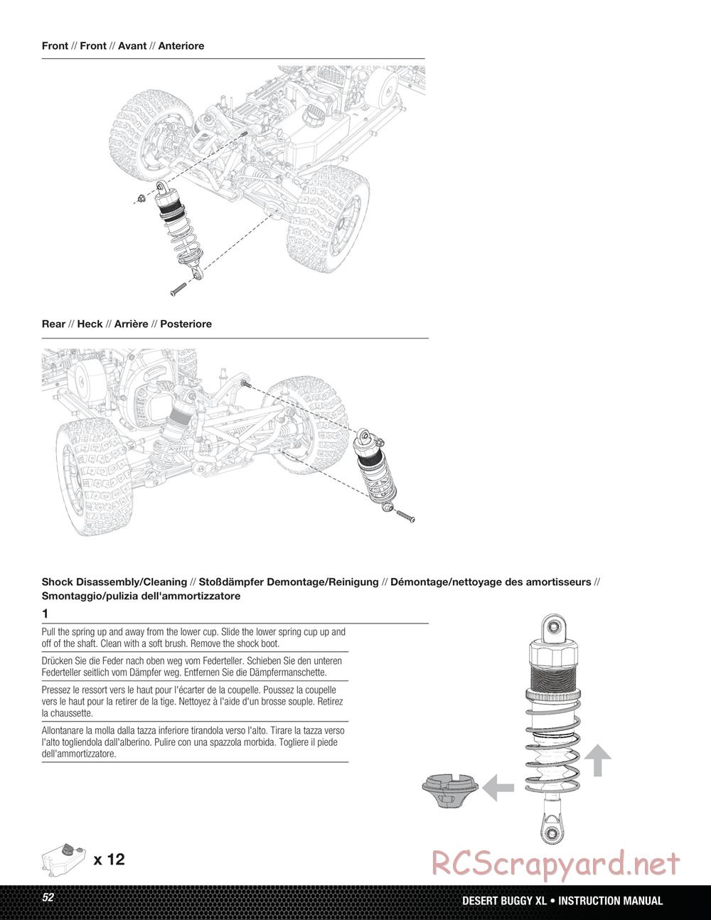 Team Losi - Desert Buggy XL - Manual - Page 52