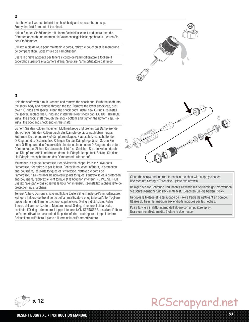 Team Losi - Desert Buggy XL - Manual - Page 53