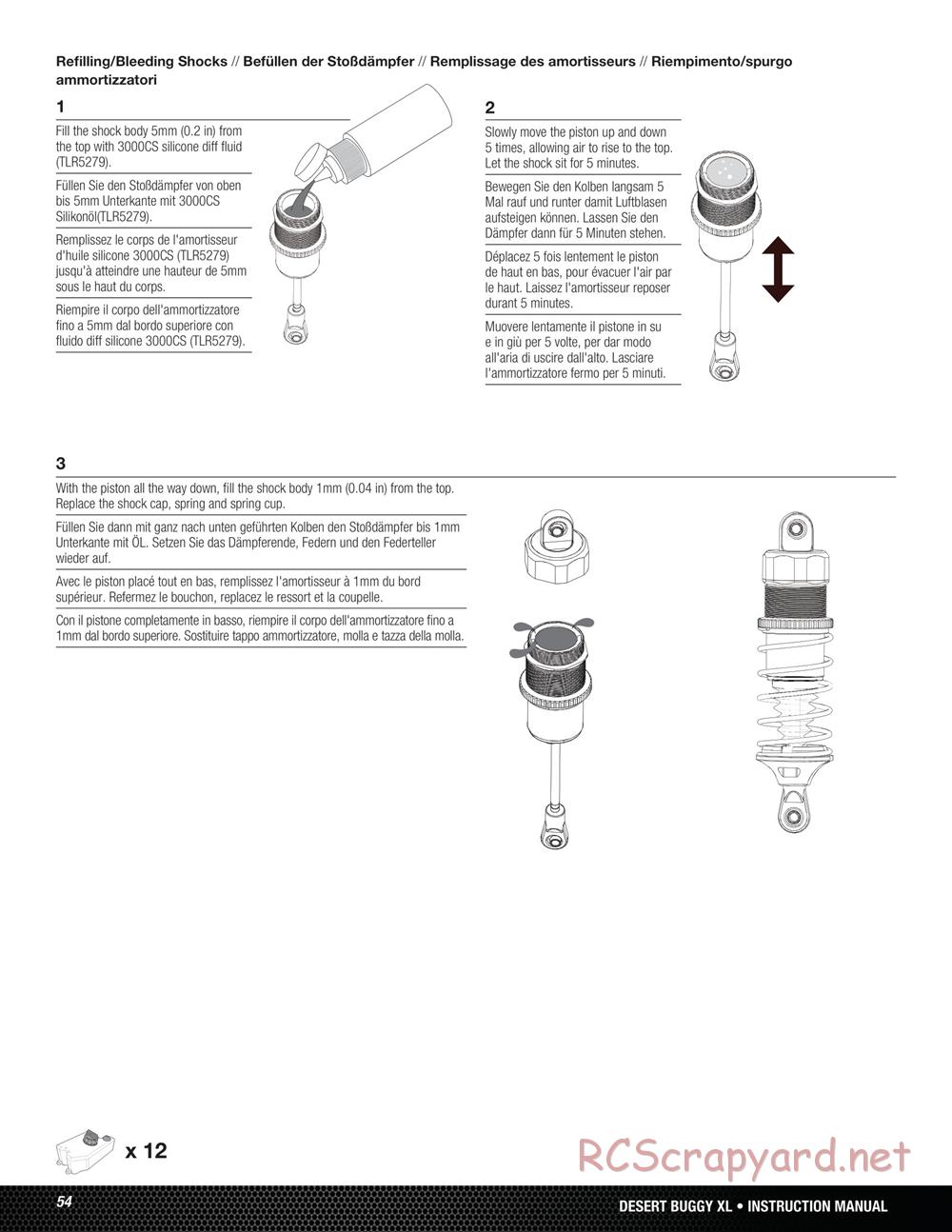 Team Losi - Desert Buggy XL - Manual - Page 54