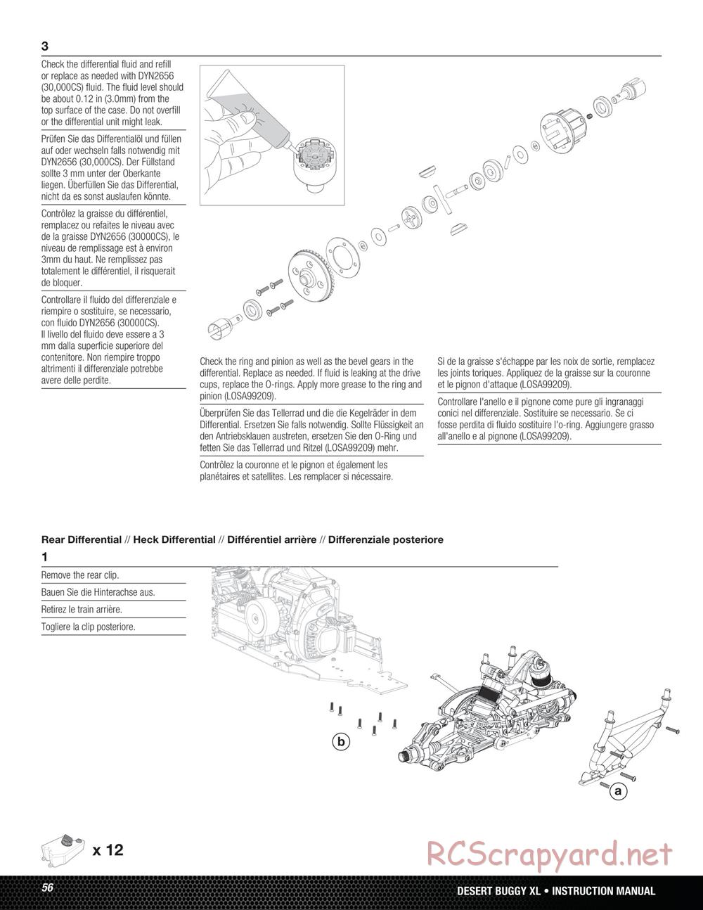 Team Losi - Desert Buggy XL - Manual - Page 56