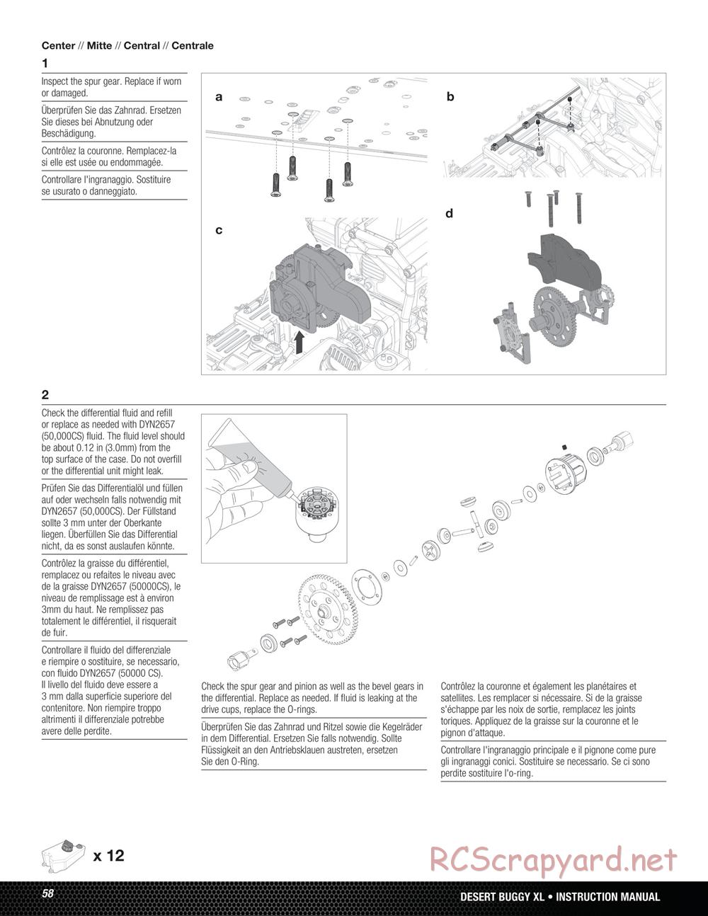 Team Losi - Desert Buggy XL - Manual - Page 58