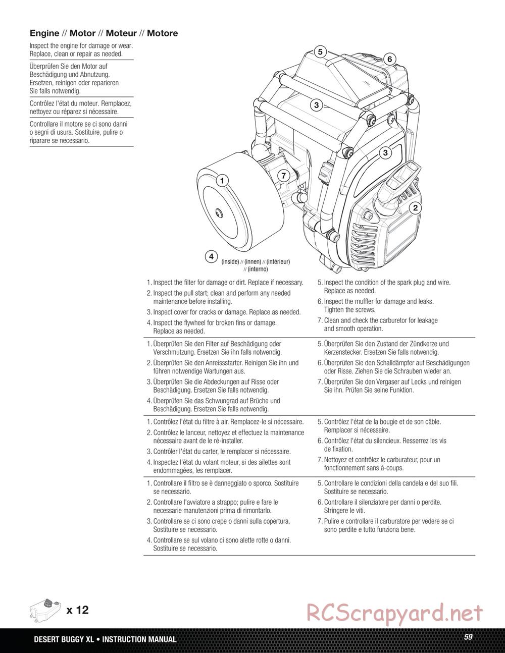 Team Losi - Desert Buggy XL - Manual - Page 59