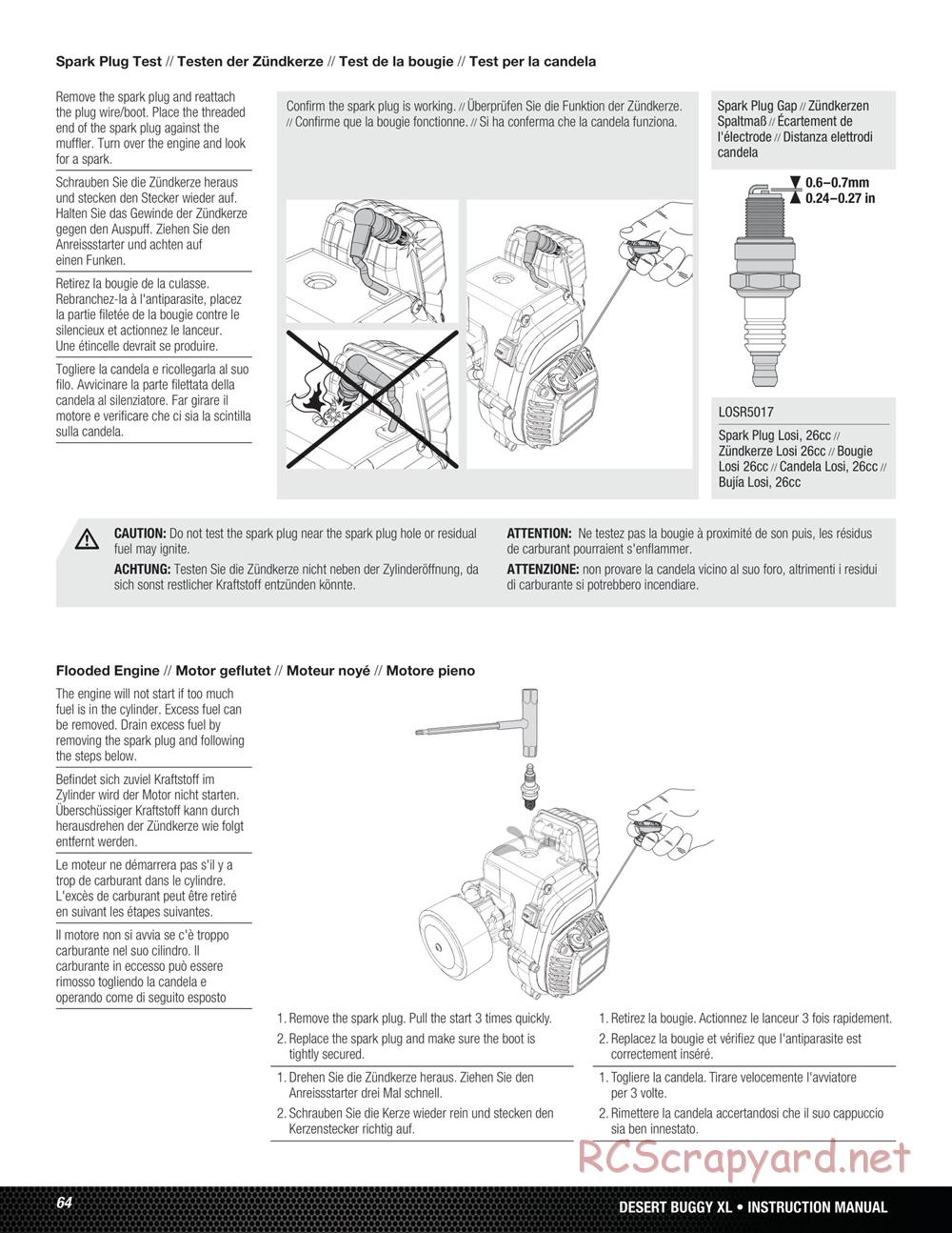 Team Losi - Desert Buggy XL - Manual - Page 64