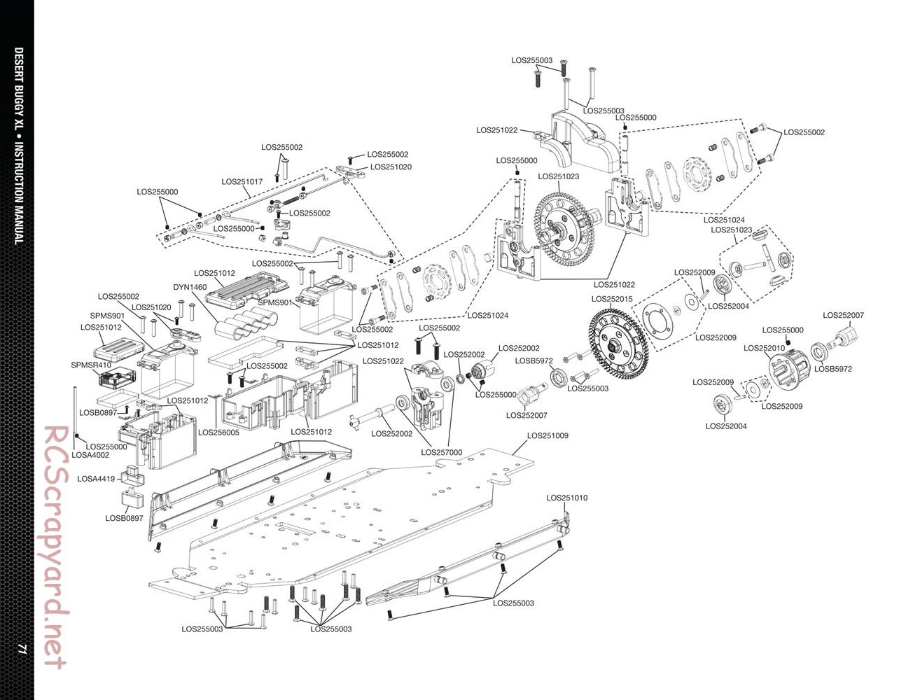 Team Losi - Desert Buggy XL - Manual - Page 71